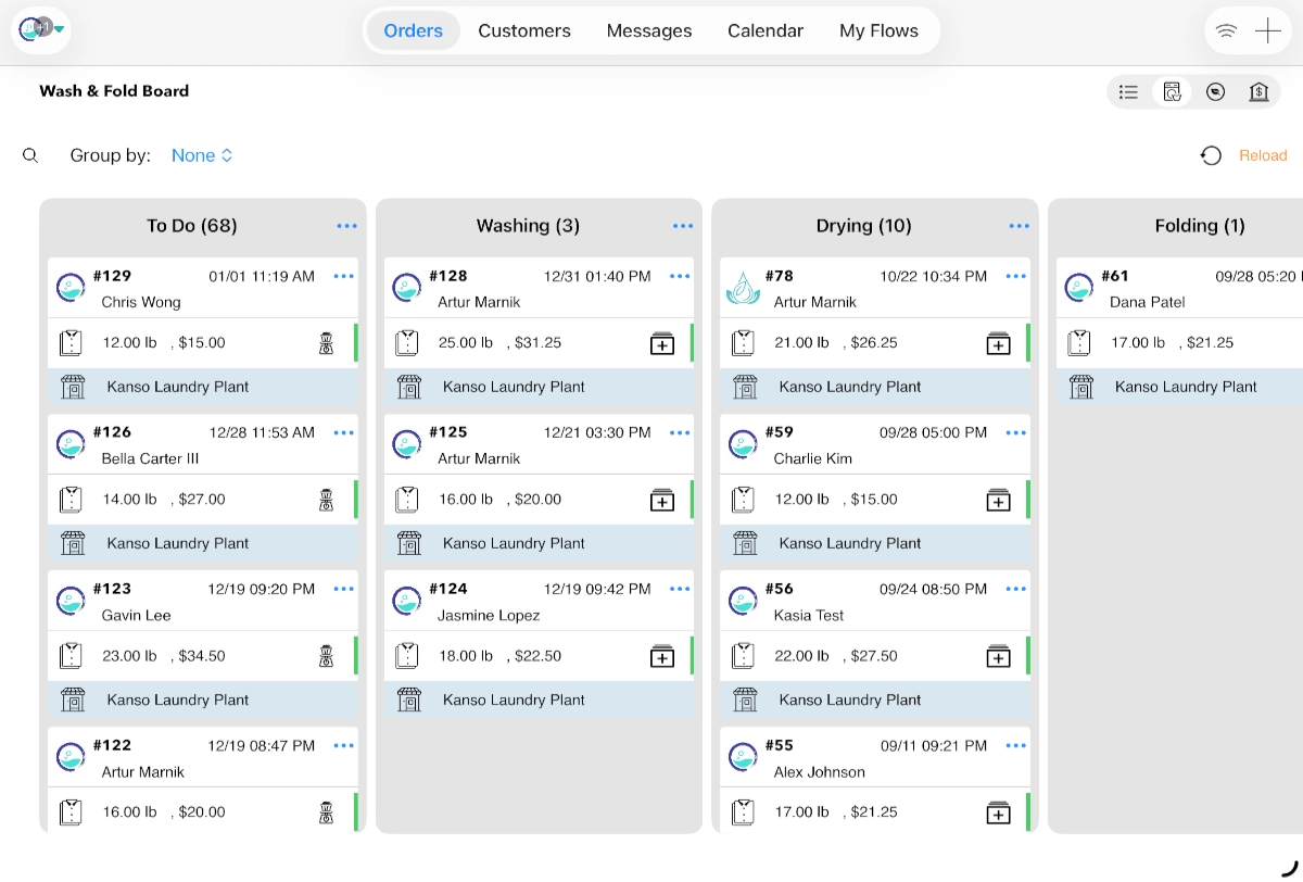 Order Management Screenshots