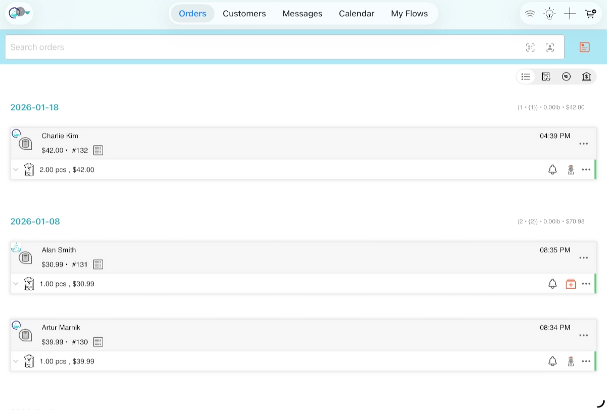 Mobile POS Screenshots